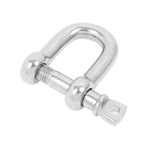 Stainless Steel D Shackle M8 M10 M12 M14 M16 Quick Release Safety Hook For Climbing Equipment - Product Image 1