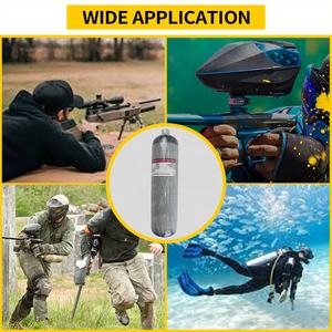 TUXING Offre Spéciale 2L 3L <span class=keywords><strong>haute</strong></span> pression 4500psi 300bar plongée sous-marine plongée en apnée PCP <span class=keywords><strong>chasse</strong></span> bouteille bouteille de gaz réservoir <span class=keywords><strong>d</strong></span>'air en Fiber de carbone - Product Image 6