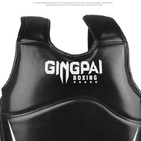 Protège-poitrine pour boxe et airsoft, protections de poitrine pour MMA, en mousse Eva épaisse, rembourrées, pour sport artistique