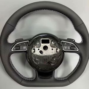 Volant semi-perforé <span class=keywords><strong>SLine</strong></span> en gros pour <span class=keywords><strong>Audi</strong></span> <span class=keywords><strong>A1</strong></span> A3 A4 A5 A6 A7 C6 C7 C8 B7 B8 B9 RS3 RS4 RS6 RS7 Q5 - Product Image 5