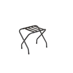 MILENYUM Heavy-Duty Foldable Hotel <b>Luggage</b> Rack LR-R-001 with Black <b>Belts</b> and Metal Suitcase Stand From Turkey - Product Image 1