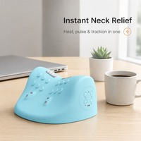 Oreiller de massage chauffant portable pour le cou et les épaules, nouvelle version améliorée, outil de massage électrique par contact pour un massage quotidien multi-scènes