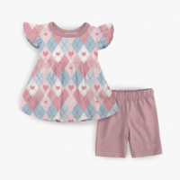 Pyjamas pour bébé de haute qualité, vêtements de nuit pour bébé, pyjamas en bambou, design personnalisé, ensemble de vêtements pour fille, pyjamas pour bébé fille