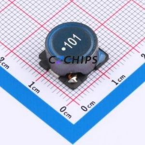 ตัวเหนี่ยวนำไฟฟ้าแบบ SMD รุ่น SMDRS1265-101N ขนาด 12.5x12.5 มม. (ค่าความเหนี่ยวนำ: 100uH) (ความแม่นยำ: 30%) กระแสไฟฟ้าที่กำหนด: 1.6A - Product Image 1