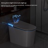 Toilette intelligente toilette au sol céramique automatique luxe bidet salle de bain cuvette de toilette intelligente