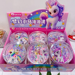 Slime para Muñecas, Burbujas de Espuma, Popular en Internet, Bonito y Divertido, Ecológico, Cristalino, No Pegajoso, No se Desvanece, Alivia el Estrés, 12 Unidades - Product Image 3