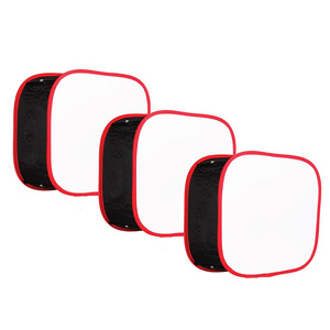 Led Softbox Diffuser Red <b>Black</b> <b>Edge</b> Portable Nylon Photography Lighting Accessory With Carry Bag For Studio Photo Shoot - Product Image 2