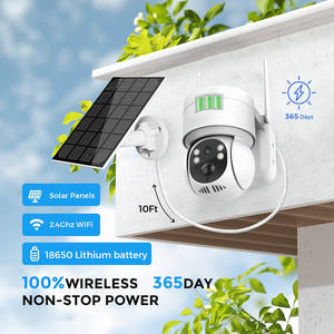 Cámara de Vigilancia CCTV con Sensor CMOS Full HD de 3MP, Seguimiento de Movimiento Humano por IA, Visión Nocturna, Audio Bidireccional, Resistente al Agua IP66, WiFi, Solar, Pan/Tilt, <span class=keywords><strong>Tarjeta</strong></span> de Memoria - Product Image 6
