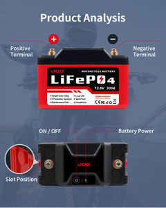 Batería <span class=keywords><strong>de</strong></span> arranque para motocicleta eléctrica LiFePO4, 12V, 6Ah, estilo <span class=keywords><strong>de</strong></span> larga vida útil - Product Image 5