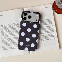 Coque de protection magnétique personnalisée à pois pour iPhone 18 Pro Max, compatible avec les coques de téléphone iPhone 17, 16, 15, 14, 13