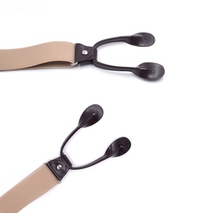 <span class=keywords><strong>Tirantes</strong></span> elásticos ajustables con botones anchos en Y para hombre, ideales para jeans y trajes de negocios, venta al por mayor - Product Image 4