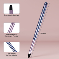 Pinceaux professionnels pour nail art, pinceaux pour liner en gel, pinceaux acryliques, 7 pièces, ensembles de pinceaux pour la peinture et le dessin d'art sur ongles