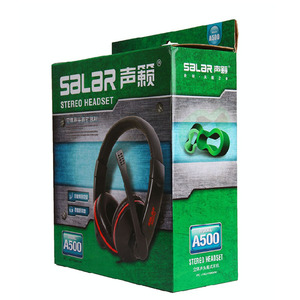 Casque audio circum-auriculaire Salar A500 avec micro et prise jack 3,5 mm pour ordinateur portable, jeux et appels vocaux - Product Image 5
