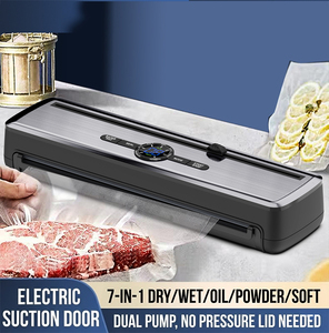Sigillatrice sottovuoto 95kPa con chiusura automatica, saldatura 30cm, taglierina, vuoto esterno LED, carne e sous vide - Product Image 2