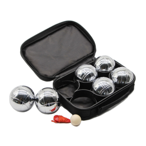 <span class=keywords><strong>Jeu</strong></span> <span class=keywords><strong>de</strong></span> boules <span class=keywords><strong>de</strong></span> <span class=keywords><strong>pétanque</strong></span> en métal chromé 6 pièces avec étui <span class=keywords><strong>de</strong></span> transport à fermeture éclair pour sports <span class=keywords><strong>de</strong></span> plein air sur pelouse - Product Image 2