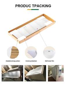 ประตูไม้สำเร็จรูป 5 บาน ขนาด 30*80 นิ้ว แบบ Shaker สีขา<span class=keywords><strong>ว</strong></span>รองพื้น ดีไซน์สวยงาม สำหรับ<span class=keywords><strong>ห้อง</strong></span><span class=keywords><strong>ครัว</strong></span>และโรงแรม - Product Image 6