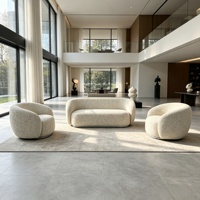 Ensemble de canapés de salon de luxe moderne, structure en bois massif avec mousse haute densité, couleur personnalisée, meubles de salon pour la maison