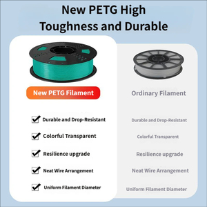 Filamento PETG 3D de 1.75 mm y 1 kg de Alta Resistencia para Impresión de Juguetes, Certificado por la FDA, Alta Precisión, Sin Enredos - Product Image 5