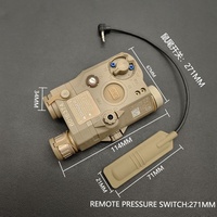 Boîte à piles tactique LWXC PEQ 15 avec laser vert, lumière blanche et lumière infrarouge, pointeur laser PEQ PEQ-15