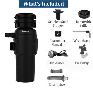 Electric Garbage Disposal Machine <strong>Food</strong> Waste Disposer Kitchen Appliances Recycling for Household - Product Image 4