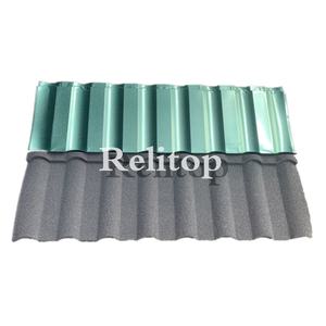 Hoja de techo de metal recubierto de piedra gris tipo Milano para techo de acero galvanizado de resort Distribución de <span class=keywords><strong>venta</strong></span> directa del fabricante - Product Image 1