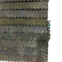 Cuero Sintético de Piel de Serpiente Rista de 0.6mm, Ecológico, con Acabado Térmico y Resistente a la Abrasión, para Encuadernación y Accesorios