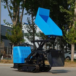 Camion à benne sur chenilles réglable pour le transport agricole et l'entretien des vergers, avec pelle avant pour le séchage et la manutention des céréales allemandes - Product Image 1