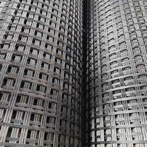 Vật nuôi một trục geogrid 2x50 m Polyester geogrid cho tường chắn - Product Image 3