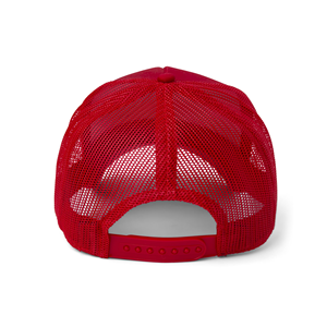 Gorra de camionero lisa de 5 paneles personalizada, gorra de camionero de malla en blanco de algodón de <span class=keywords><strong>Color</strong></span> sólido con parches bordados con logotipo - Product Image 3