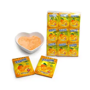 Venta al por mayor personalizado naranja fruta sabor instantáneo jugo en polvo bebida