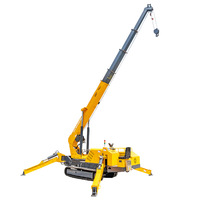 Grue araignée multifonctionnelle à rotation complète, équipement de levage mobile