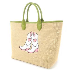 Bolso de Mano de Viaje de Verano para Mujer, Tejido de Paja con Tela de Cuero PU Personalizada, Bolso de Playa con Logotipo Bordado Trenzado - Product Image 3