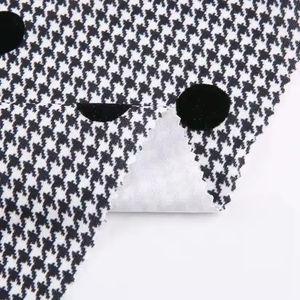 Vente en gros 95% poly 5% spandex plongée crêpe Jacquard Double enveloppe tricot point troupeau Rpet Repreve tissu polyester recyclé - Product Image 5