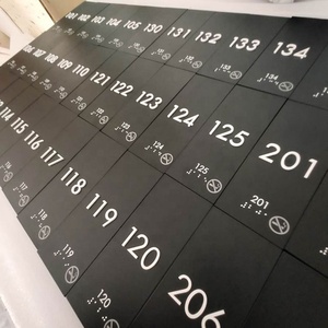Targhette Personalizzate per Porte <span class=keywords><strong>Scorrevoli</strong></span>, Segnaletica Conforme ADA, Etichette in Braille, Targhette con Nome per Edifici e Uffici - Product Image 6