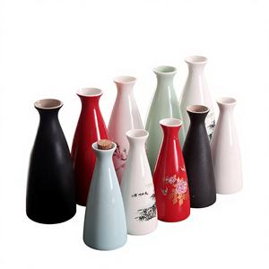 Antique Style Chinese Ceramic Wine Pot &amp; Liquor Dispenser Set with <strong>Sake</strong> and White Wine Cups Household Use - Product Image 1