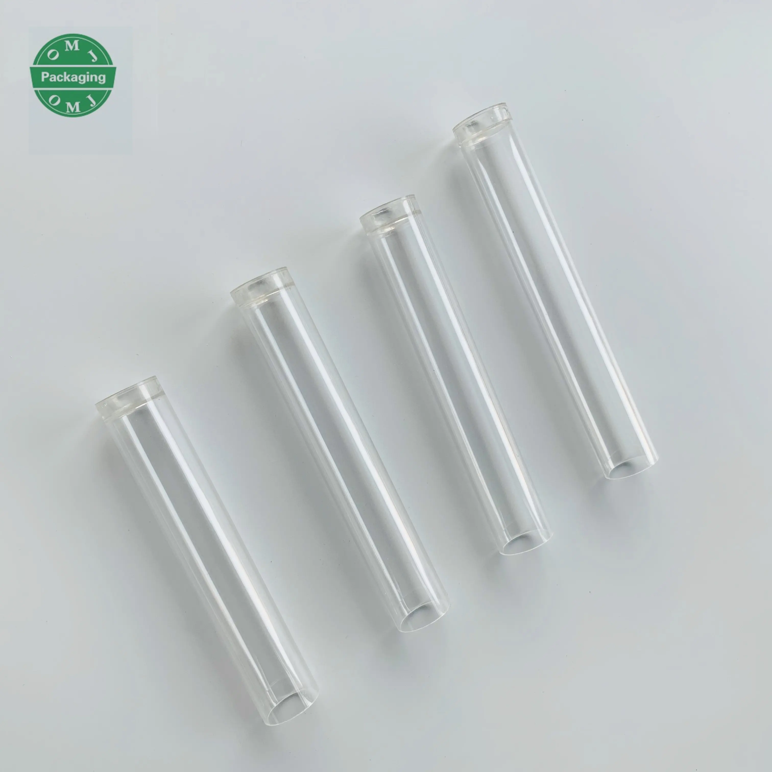 Manufacturer Supply flat bottom 18 x 150mm 16 x 150mm PC plastic test tube for laboratory testing