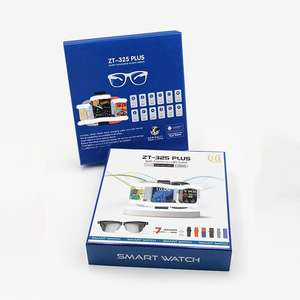 JHM ZT-325 Smartwatch Occhiali 3-in-1 <span class=keywords><strong>Combo</strong></span> Display TFT in Silicone Monitoraggio Frequenza Cardiaca Impermeabile IP65 Durata Batteria 5-10 Giorni - Product Image 6