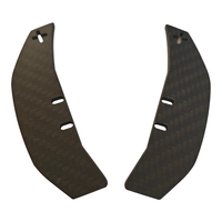 Plaque en fibre de carbone 3K personnalisée, épaisseur 1 mm, 2 mm, 3 mm, finition brillante ou mate, feuille CFRP, usinage CNC pour accessoires de modèles d'avions et de drones RC