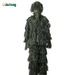 Jinteng Camo Camouflage Costumes 3D En Plein Air Chasse Accessoires Randonnée Vêtements Feuille Gilly Sniper Dissimulation Tactique Uniformes - Product Image 1