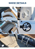 Haohai Raft Jet Voile Caoutchouc Petit Bateau Center Console Aluminio Nouveau Pvc Racing Barcavetroresin Rib Bateau Pour Le Divertissement