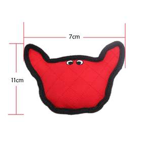 Fabrika Pet ürünleri tedarikçisi Pet canlı deniz yaşamı yengeç oyuncak Oxford dolması zor çiğnemek oyuncak Squeaky içinde dayanıklı köpek sert oyuncak - Product Image 5