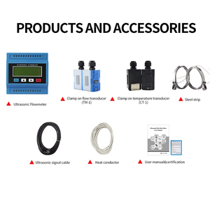 Kỹ thuật số siêu âm đo lưu lượng nước DN15-DN6000mm kẹp bên ngoài Loại siêu âm đo lưu lượng siêu âm đo lưu lượng kẹp trên - Product Image 6