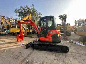 Miniexcavadora Kubota U55 Usada 100% Japonesa en Venta, Buen Estado, Buen Precio, Peso Operativo de 5 Toneladas, Componentes Principales Incluidos - Product Image 6