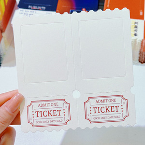 Boletos de Papel Culturales y Creativos Impresos por Ambas Caras, Decorativos para Conciertos, Eventos, Tarjetas de Regalo, Boleto VIP Kpop - Product Image 3
