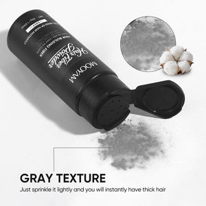 Poudre de fibres capillaires en kératine naturelle personnalisée en gros pour l'épaississement et la densification des cheveux - Product Image 6