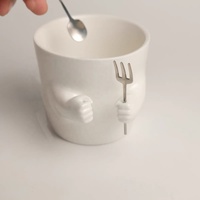 Tasse en céramique créative faite à la main tasse à café unique café contemporain thé bière eau tasses à café fleurs nordiques
