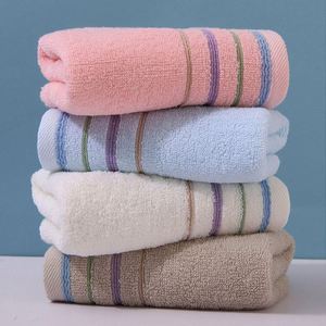 Custom Logo <b>Bath</b> <b>Towels</b> 100% Pure Cotton Absorbent Solid Color <b>Large</b> <b>Towel</b> Set Suitable for Home and Hotel - Product Image 2