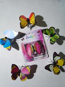 โคมไฟกลางคืน LED รูปผีเสื้อเปลี่ยนสีได้ด้วยแผ่นดูด - Product Image 5