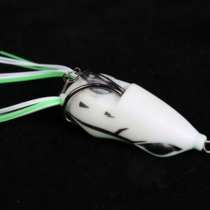 เหยื่อตกปลาแบบนิ่มรุ่นใหม่ Thunder Frog Rocket Lure  วัสดุ PVC  ไม่มีตะขอ สำหรับปลาดุก  ออกแบบเลียนแบบธรรมชาติ  ขายส่งจากผู้ผลิต - Product Image 3