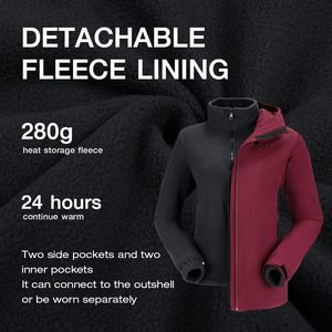 <span class=keywords><strong>Veste</strong></span> de ski longue respirante pour <span class=keywords><strong>femme</strong></span> CAMEL CROWN, imperméable <span class=keywords><strong>3</strong></span> <span class=keywords><strong>en</strong></span> <span class=keywords><strong>1</strong></span>, hiver avec doublure <span class=keywords><strong>en</strong></span> polaire, chaude, coupe-vent, neige, <span class=keywords><strong>randonnée</strong></span> <span class=keywords><strong>en</strong></span> plein air - Product Image 3
